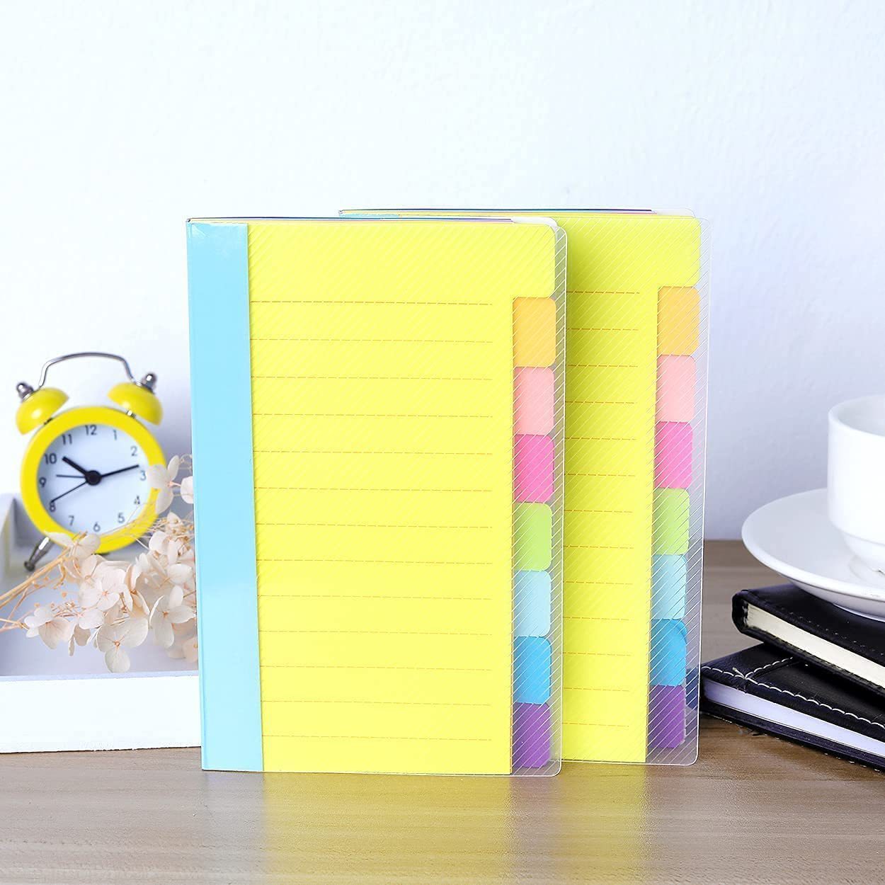 8-color fluorescent memo pad