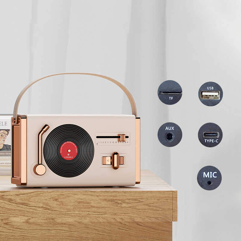 Turntable Bluetooth Speaker