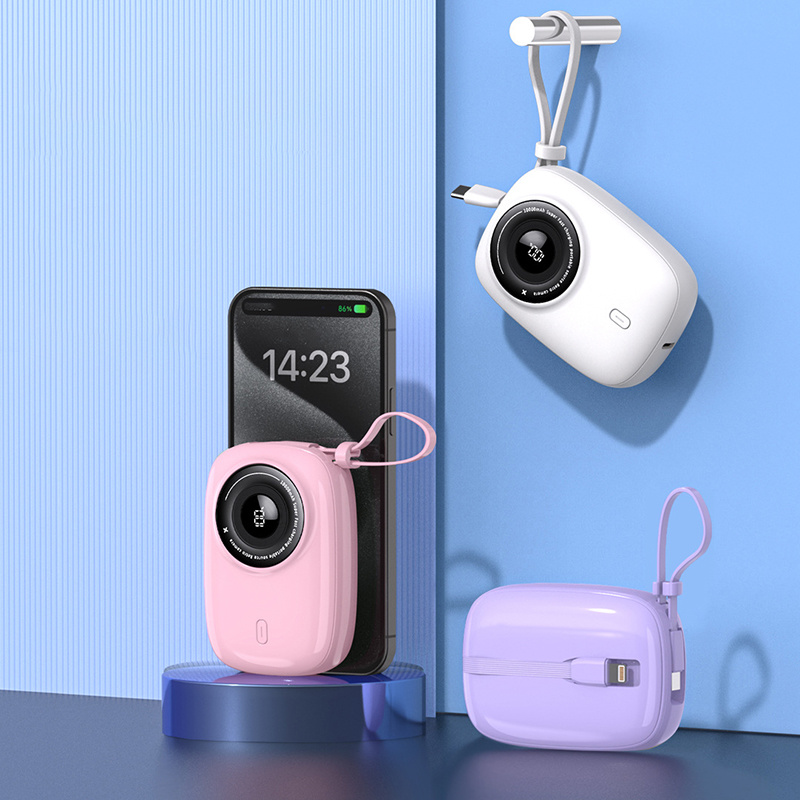 迷你相機造型移動電源