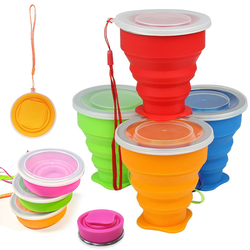 Silicone folding cup
