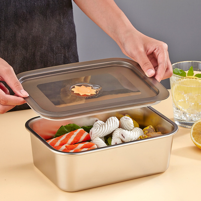 Food-grade stainless steel lunch box