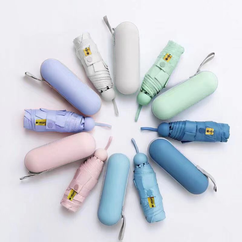 Mini compact folding umbrella