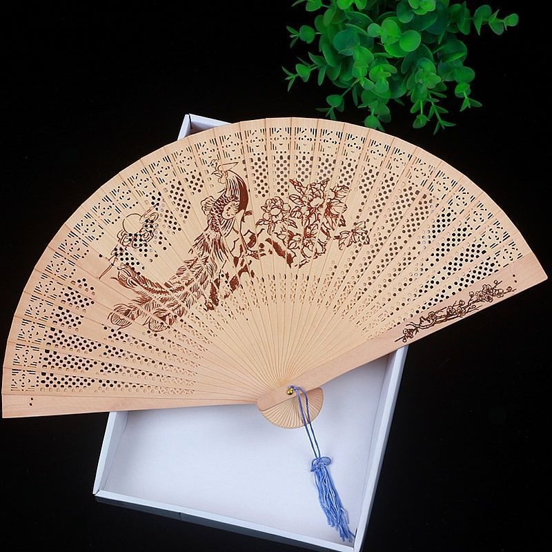 折疊檀香木扇