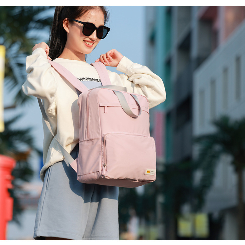 Simple foldable backpack