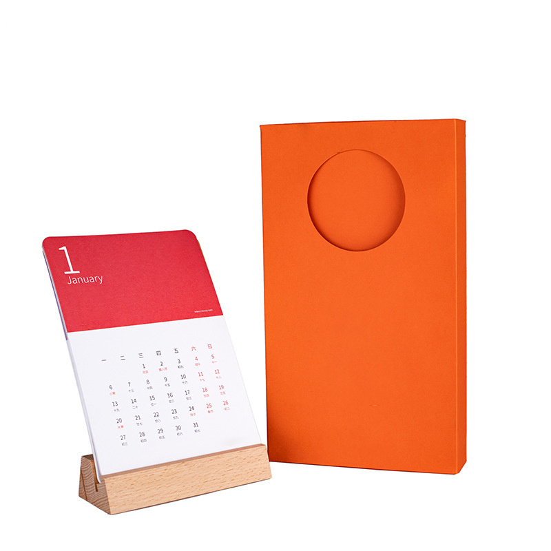 Wooden base calendar
