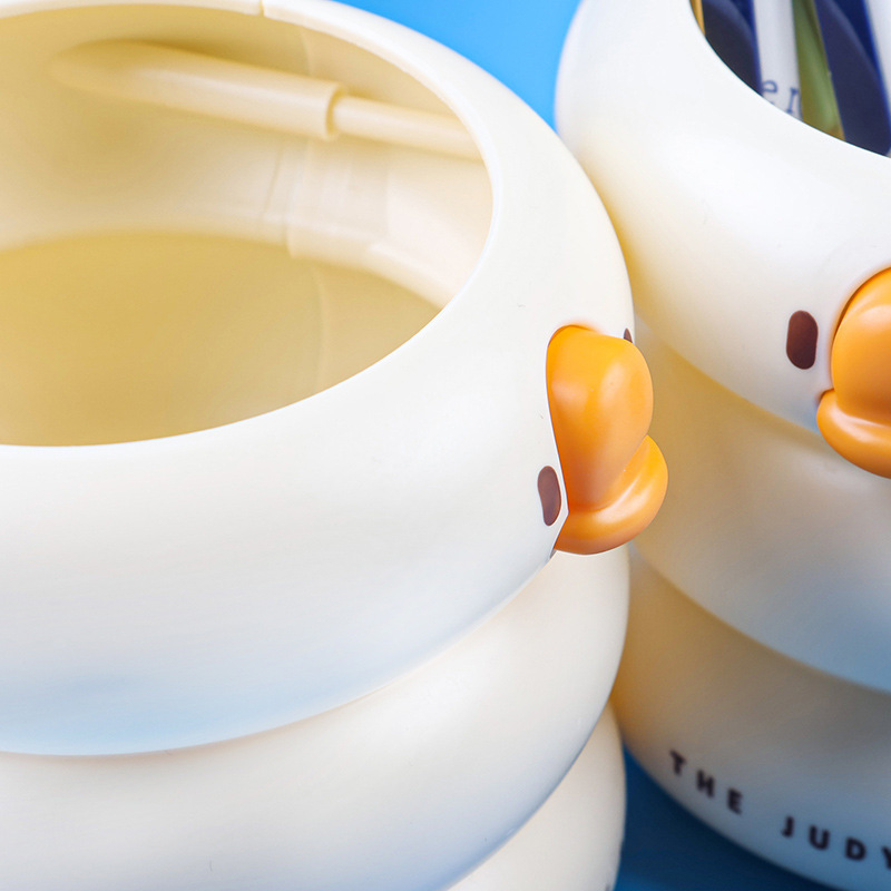 Creative Big Yellow Duck Pen Holder