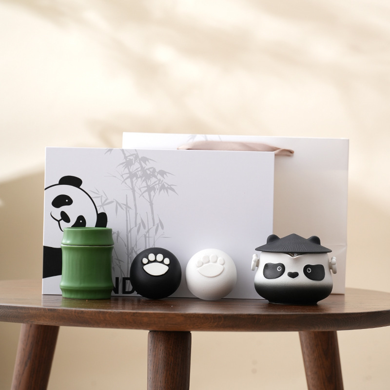 Featured Panda Ceramic Tea Set