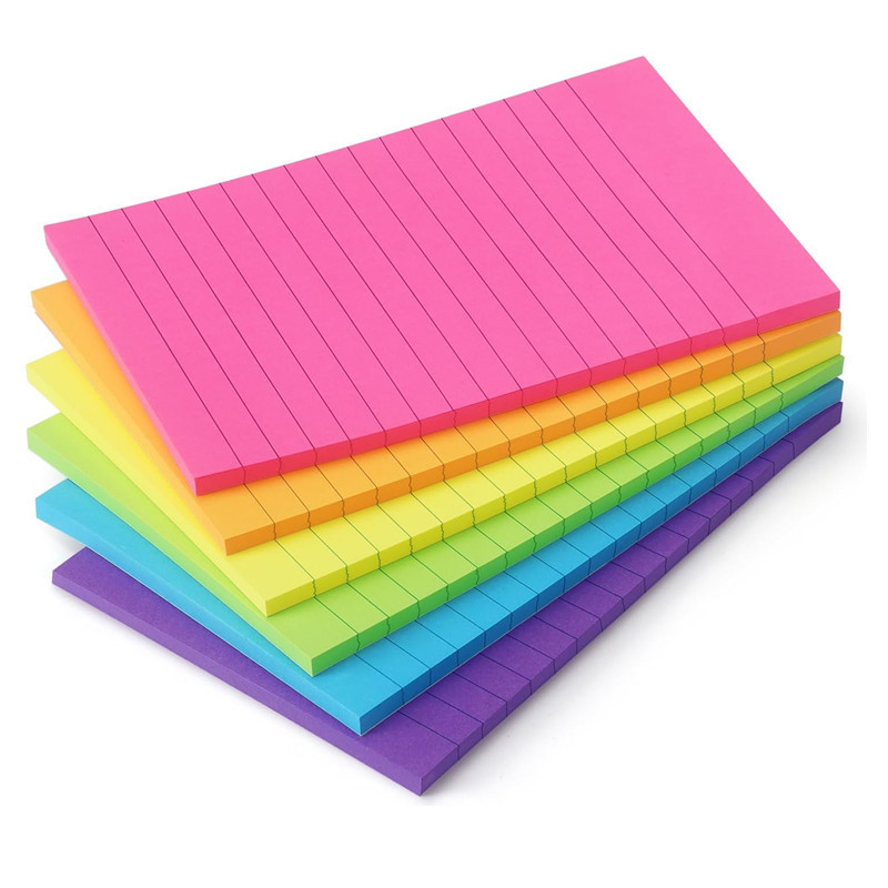 Fluorescent highlighter memo pad
