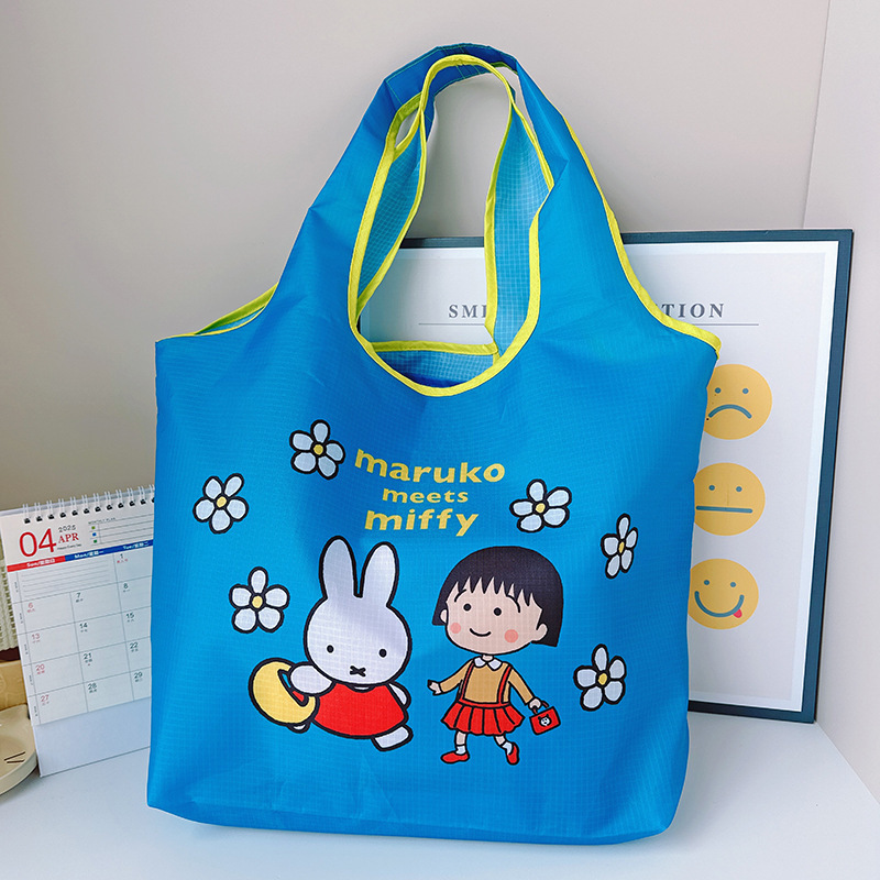 Cartoon folding tote bag