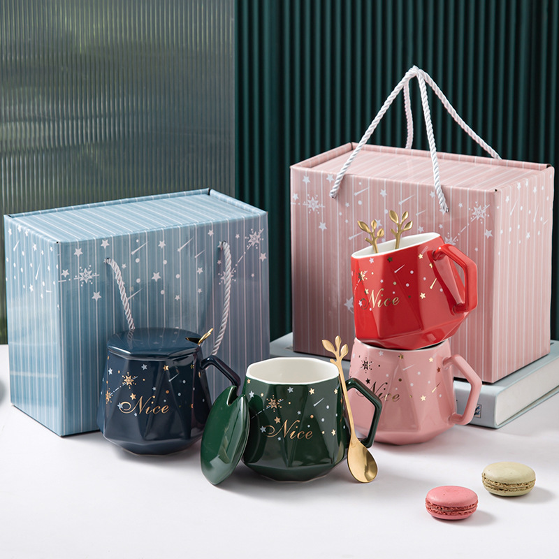 Creative diamond cup gift box
