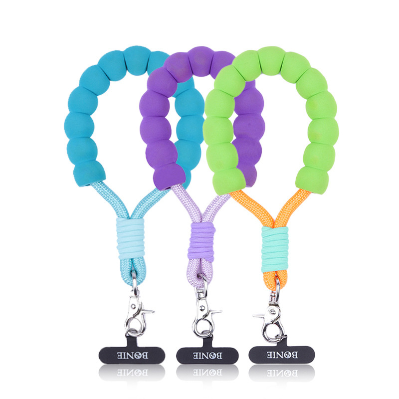 Bubble cotton phone lanyard