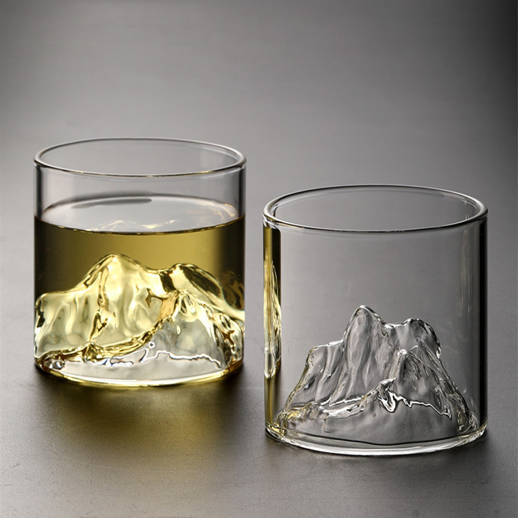 Creative high-borosilicate transparent glass cup