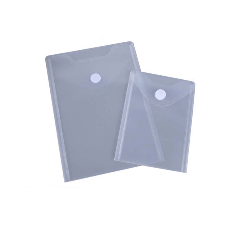 Vertical frosted magic sticker file bag