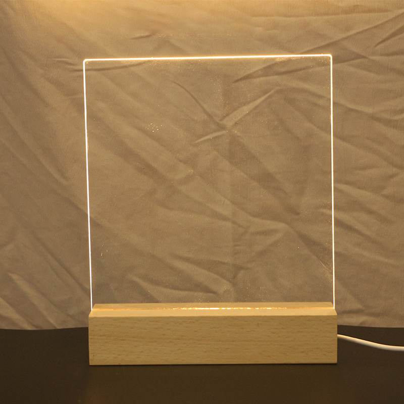 Message board night light