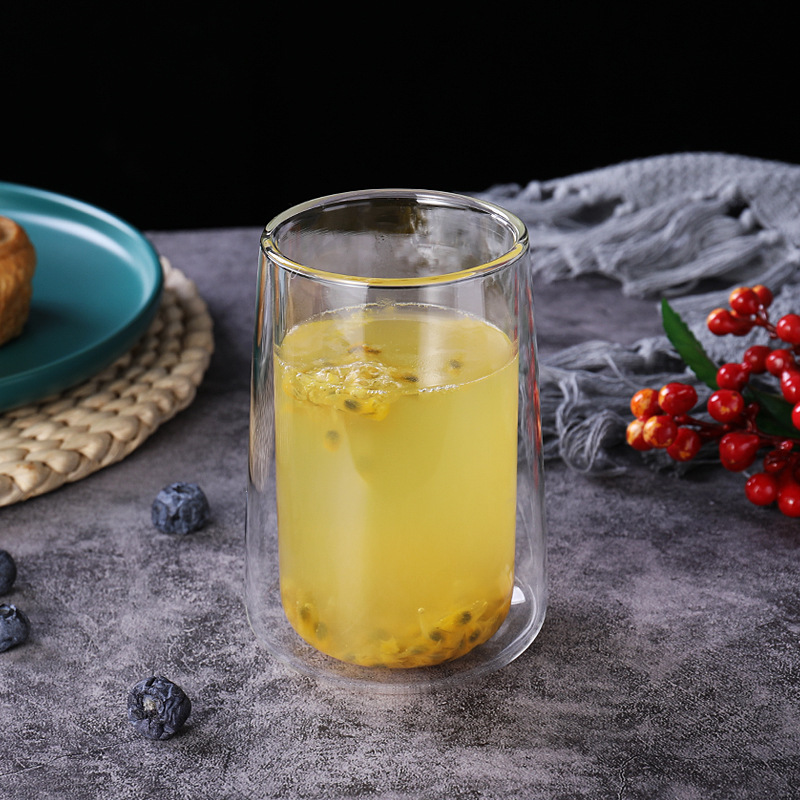 Creative Double-Layer Glass Cup