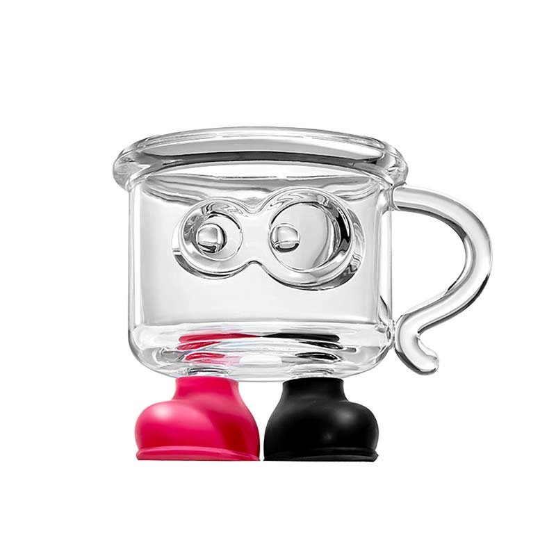 High-footed creative glass