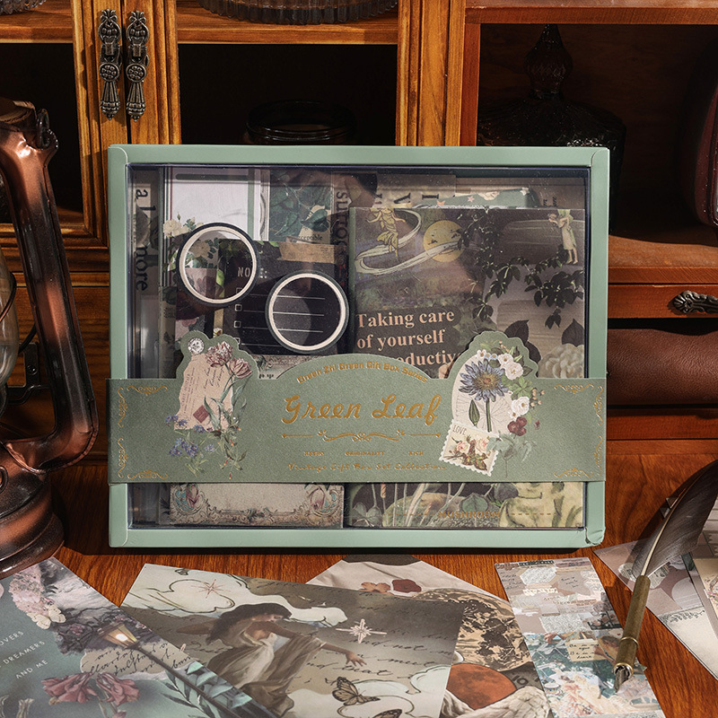 Retro hand-account gift box