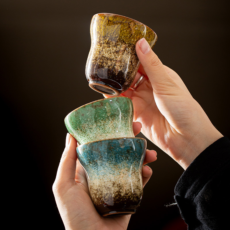 Ceramic retro teacup