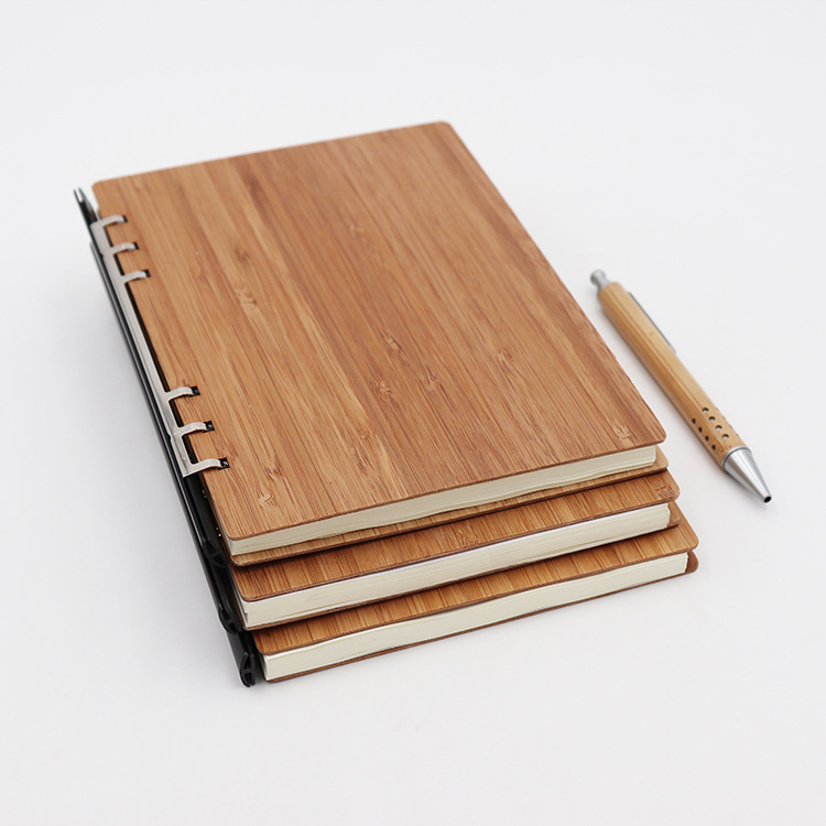 Bamboo loose-leaf notebook