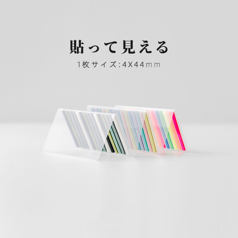 Fine-line fluorescent writable memo pad