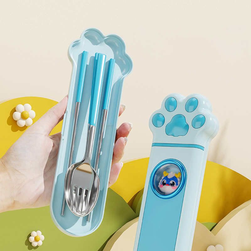 Creative cat paw shaped tableware set