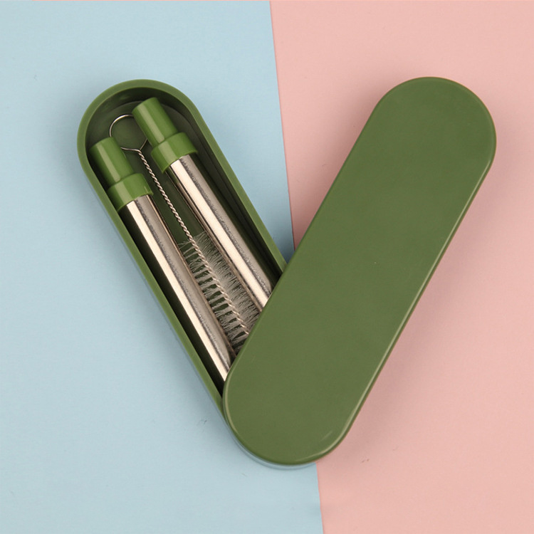 Creative Portable Stainless Steel Drinking Straw
