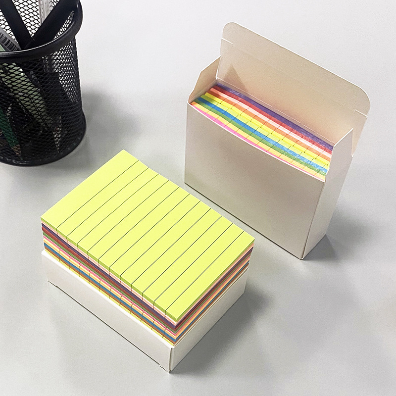 10-color sticky note box
