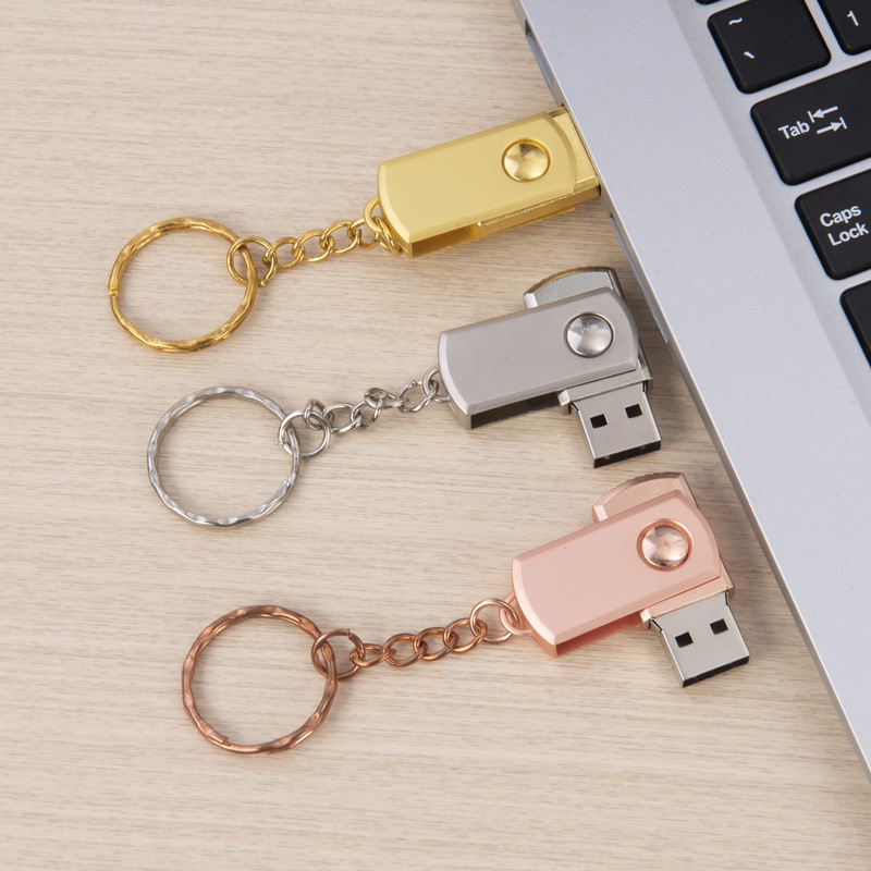Metal rotating USB