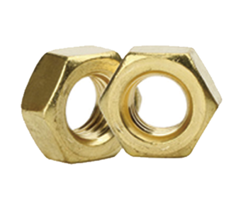 Color-plated hexagonal nut
