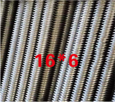 Trapezoidal buckle screw