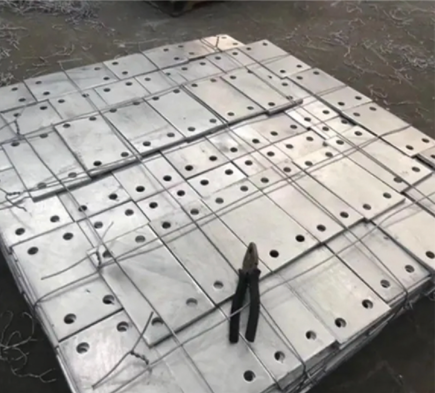 Two-hole pre-embedding pad
