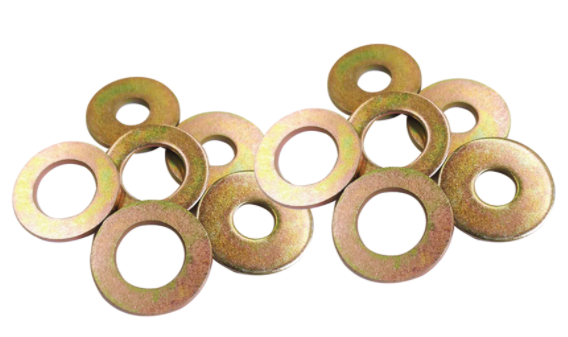 Color-plated flat pad