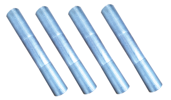 Electroplating double-headed bolts