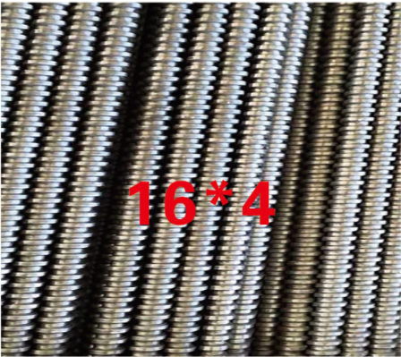 Trapezoidal buckle screw