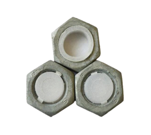 Hot-dip galvanized anti-theft nut