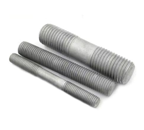 Hot-dip galvanized double-headed boit