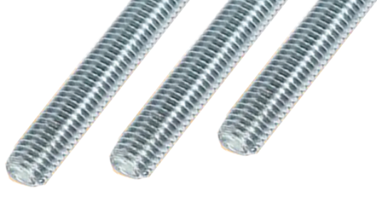 Electroplated full-threaded stud