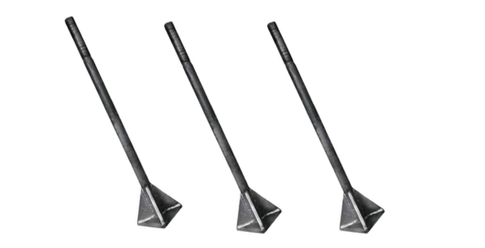 Welded plate anchor bolts