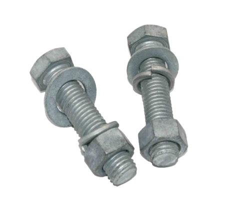 Hot-galvanized hexagon bolt