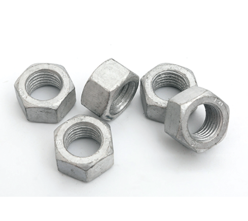 Hot-dip galvanized hexagonai nut
