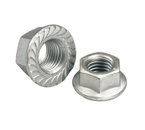 Hot-dip galvanized flange nut