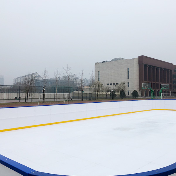 Smooth Surface HDPE Synthetic Ice Hockey Rink Interlockingflooring Ice Sheets