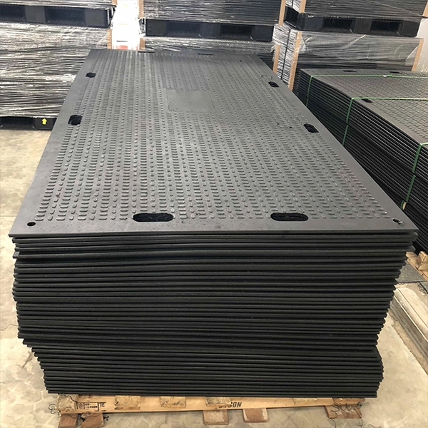 UHMWPE/HDPE Plastic Ground Protection Mats Road Plate Temporary Road Mat Unique Skid Resistance Weight