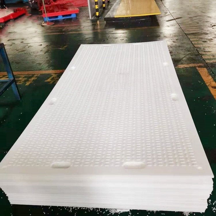 Colorful Heavy Duty 4X8 FT Plastic UHMWPE HDPE Temporary Excavator Road Mats HDPE Diamond Plate