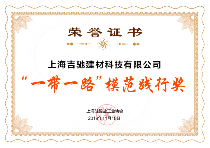 一带一路模范践行奖