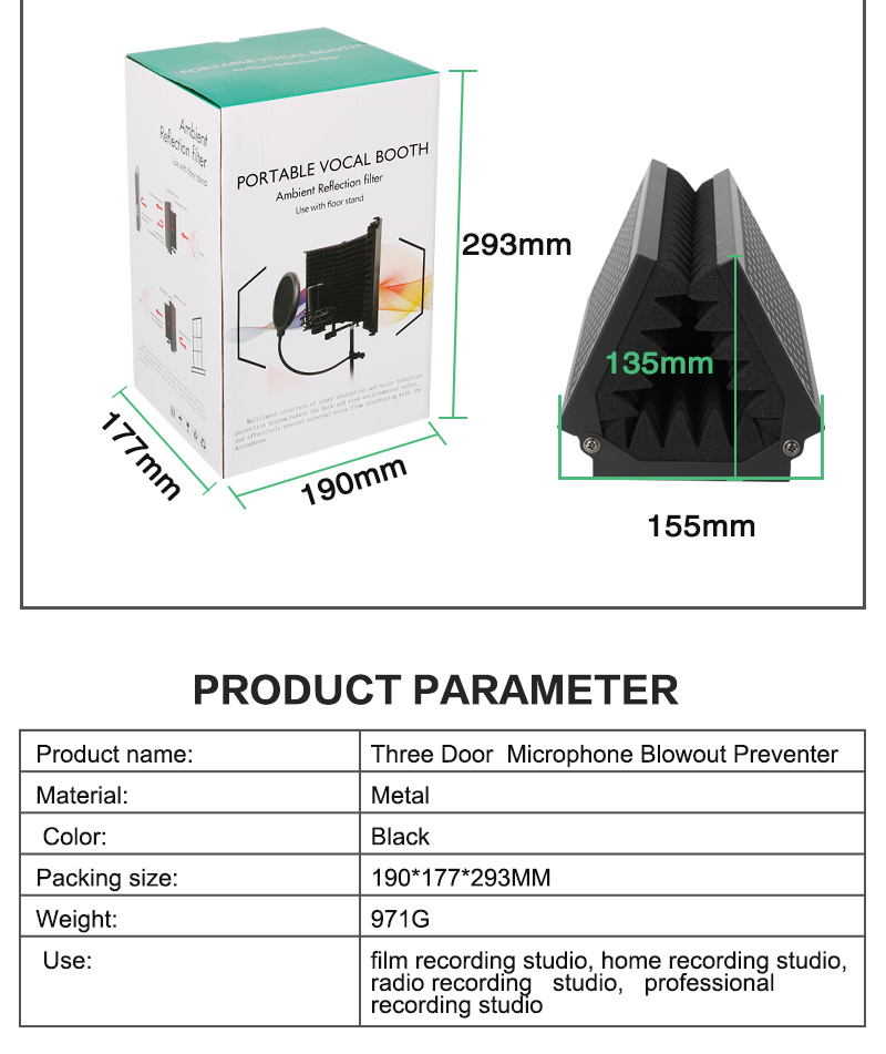 A31M Portable Vocal Booth
