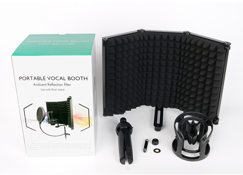 A32 Factory Wholesale Studio Three Doors With Bracket Shock Mount Soundproof Cover