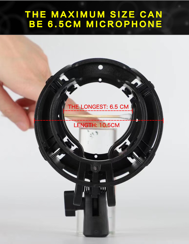 NC80 Professional Microphone Shock Bracket Bracket Mounting Clip Studio Recording