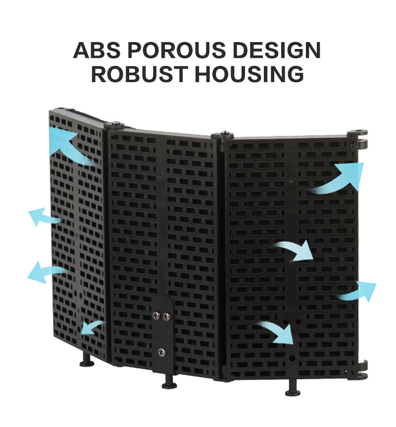 A32 Factory Wholesale Studio Three Doors With Bracket Shock Mount Soundproof Cover