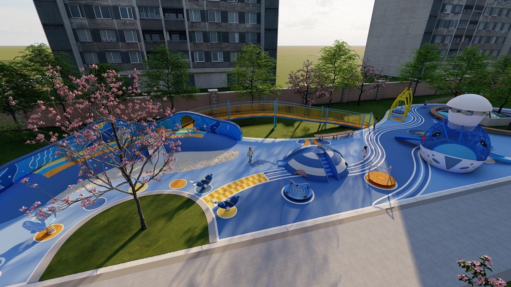 Pocket Park "Underwater World Renderings"